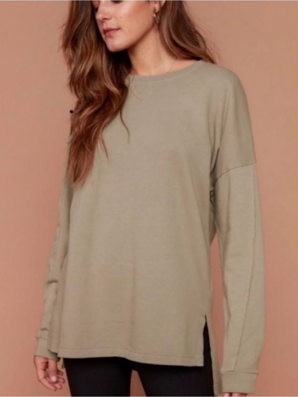 NWT - MATE the Label 100% Organic Cotton Tunic Sweatshirt